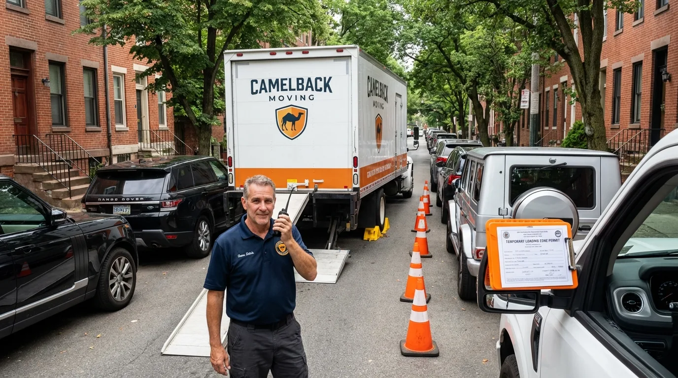 City street loading permit setup in Yamhill, OR