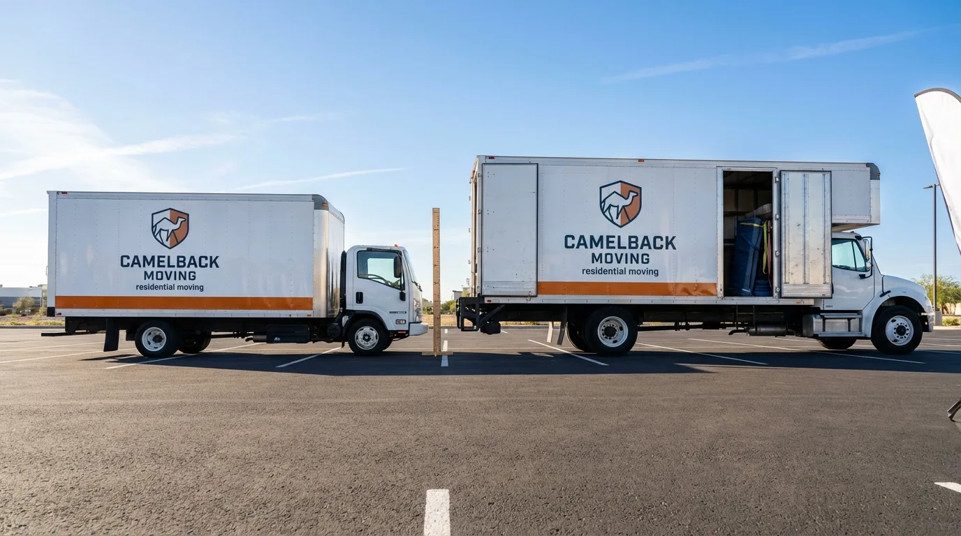 Moving truck size capacity guide in Yamhill